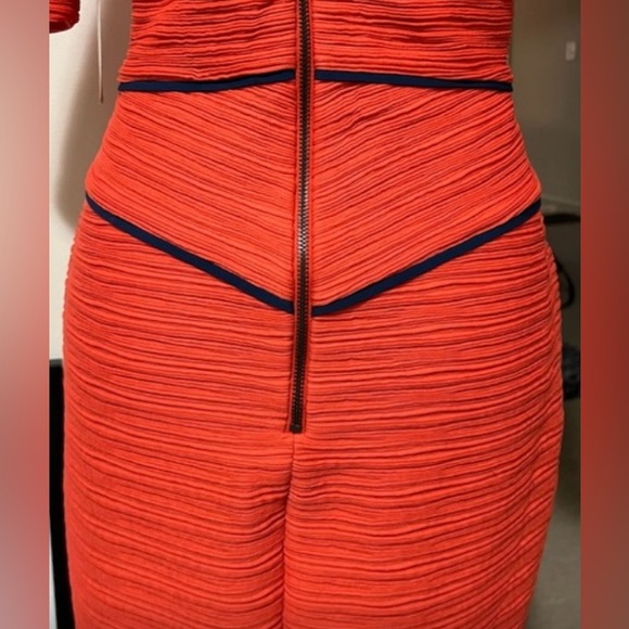 ❤️NUE by Shani Form Fitted dress Color is called Poppy  size 10 NWT - Picture 6 of 12